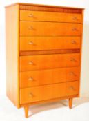 LEBUS FURNITURE - RETRO TALLBOY CHEST OF DRAWERS