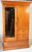 EDWARDIAN 1900S MAHOGANY WARDROBE