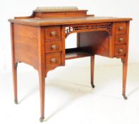 EDWARDIAN ARTS & CRAFTS MAHOGANY WRITING DESK
