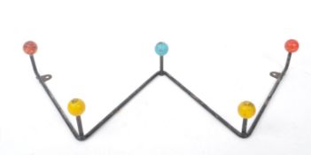 MID CENTURY WIREWORK SPACE AGE ATOMIC COAT RACK