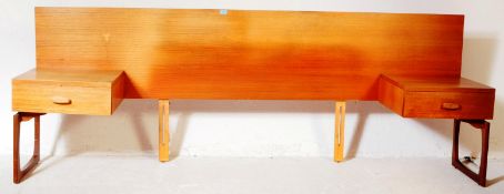G-PLAN - MID CENTURY TEAK QUADRILLE DOUBLE HEADBOARD