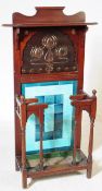 VICTORIAN 19TH CENTURY ARTS & CRAFTS HALL STAND
