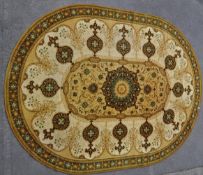 LOUIS DE POORTERE CONCERTO STYLE OVAL RUG
