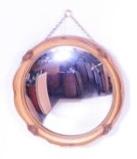 EARLY 20TH CENTURY GILT GESSO CONVEX MIRROR