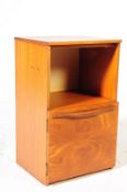 MID CENTURY 1960S TEAK BEDSIDE CABINET