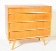 AVALON YATTON - MID CENTURY TEAK BEEHIVE CHEST OF DRAWERS