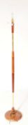 BRITISH MODERN DESIGN - MID CENTURY TEAK & METAL FLOOR LAMP