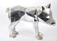 BRITISH MODERN DESIGN - ACRYLIC MIRROR PANEL WOLF