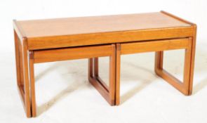 BRITISH MODERN DESIGN - TEAK NEST OF TABLES / OCCASIONAL TABLES