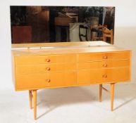 BRITISH MODERN DESIGN - MID CENTURY DRESSING CHEST OF DRAWERS