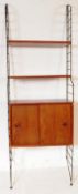 NILS STRINNING MID CENTURY 1960S SWEDISH TEAK WALL UNIT