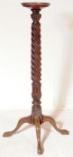 19TH CENTURY VICTORIAN MAHOGANY TORCHERE / PLANT STAND