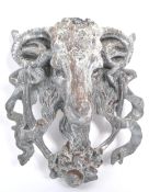 NEOCLASSICAL MANNER LEAD RAMS HEAD DECORATION