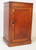 VICTORIAN 19TH CENTURY PEDESTAL OAK BUST STAND CABINET