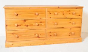 COUNTRY PINE FARMHOUSE CHEST OF DRAWERS
