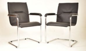 MANNER OF EAMES - PAIR OF 20TH CENTURY OFFICE DESK CHAIRS