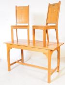 20TH CENTURY ECCLESIASTICAL TABLE & CHAIRS