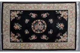 20TH CENTURY LARGE CHINESE DRAGON CARPET