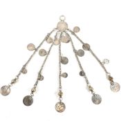 ANTIQUE SILVER OTTOMAN COIN HEAD/PECTORAL ORNAMENT