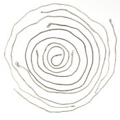SIX BALINESE TULANG NAGA NECKLACES - TESTS INDICATE SILVER