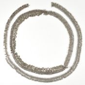 TWO INDIAN RAJASTHANI NECKLACES - TESTS INDICATE SILVER