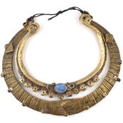 TWO NECK CUFF COLLAR NECKLACES - AFGHAN