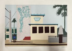 HERVE DI ROSA - MOTEL GOLD DUST, 2006 SCREEN PRINT