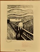 EDVARD MUNCH -THE SCREAM - ICON PUBLISHED POSTER
