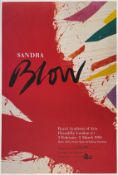 SANDRA BLOW - ROYAL ACADEMY OF ARTS, 1994 EXHIBITION POSTER