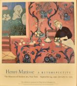 HENRI MATISSE - ' A RETROSPECTIVE ' 1993 MOMA POSTER EXHIBITION