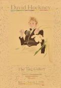 DAVID HOCKNEY - TATE GALLERY EXHIBITION POSTER
