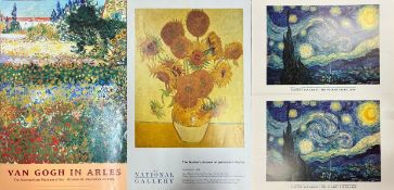 AFTER VINCENT VAN GOGH - SELECTION IF FOUR EXHIBITION POSTERS
