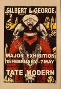 GILBERT & GEORGE - MAJOR EXHIBITION SIGNED POSTER