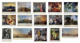 FIFTEEN VINTAGE GALLERY POSTERS AFTER CEZANNE, RENOIR & MORE