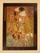 GUSTAV KLIMT - THE KISS - LITHOGRAPH ON PAPER