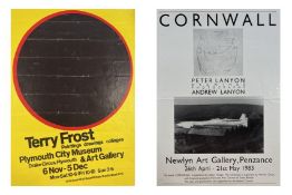 TERRY FROST & PETER LANYON - TWO VINTAGE EXHIBITION POSTERS