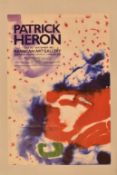 PATRICK HERON - VINTAGE BARBICAN ART GALLERY EXHIBITION POSTER