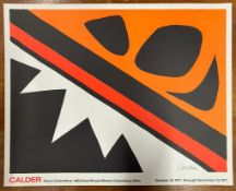 ALEXANDER CALDER - CALDER PACE / COLUMBUS 1971 POSTER