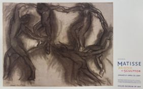 H. MATISSE/F. KAHLO/J. DUBUFFET/D. LEVINE - EXHIBTION POSTERS