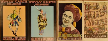 THREE VINTAGE THEATRE POSTERS