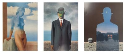 RENE MAGRITTE - LA MAGI NOIRE/SON OF MAN/HAPPY DONOR POSTERS