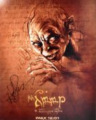 ANDY SERKIS - LORD OF THE RINGS - SIGNED 8X10