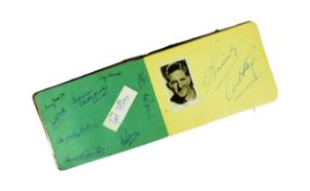 AUTOGRAPHS - 1940S AUTOGRAPH ALBUM WITH FILM STARS, MUSIC ETC