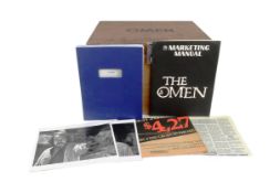 THE OMEN (1976) - PRODUCTION BOX WITH SCRIPT & OTHER ITEMS