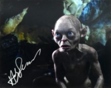 ANDY SERKIS - LORD OF THE RINGS - SIGNED 8X10