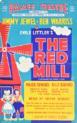 1940S THEATRE POSTER – THE RED MILL - PALACE THEATRE