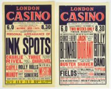 1940S THEATRE POSTERS - VARIETY SHOWS – LONDON CASINO THEATRE