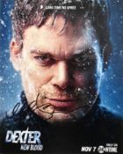 MICHAEL C HALL - DEXTER NEW BLOOD - SIGNED 8X10