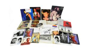 AUTOGRAPHS - COLLECTION OF 1980S AUTOGRAPHS & MEMORABILIA