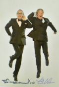 MORECAMBE & WISE - AUTOGRAPHED THAMES TV PROMO CARD
